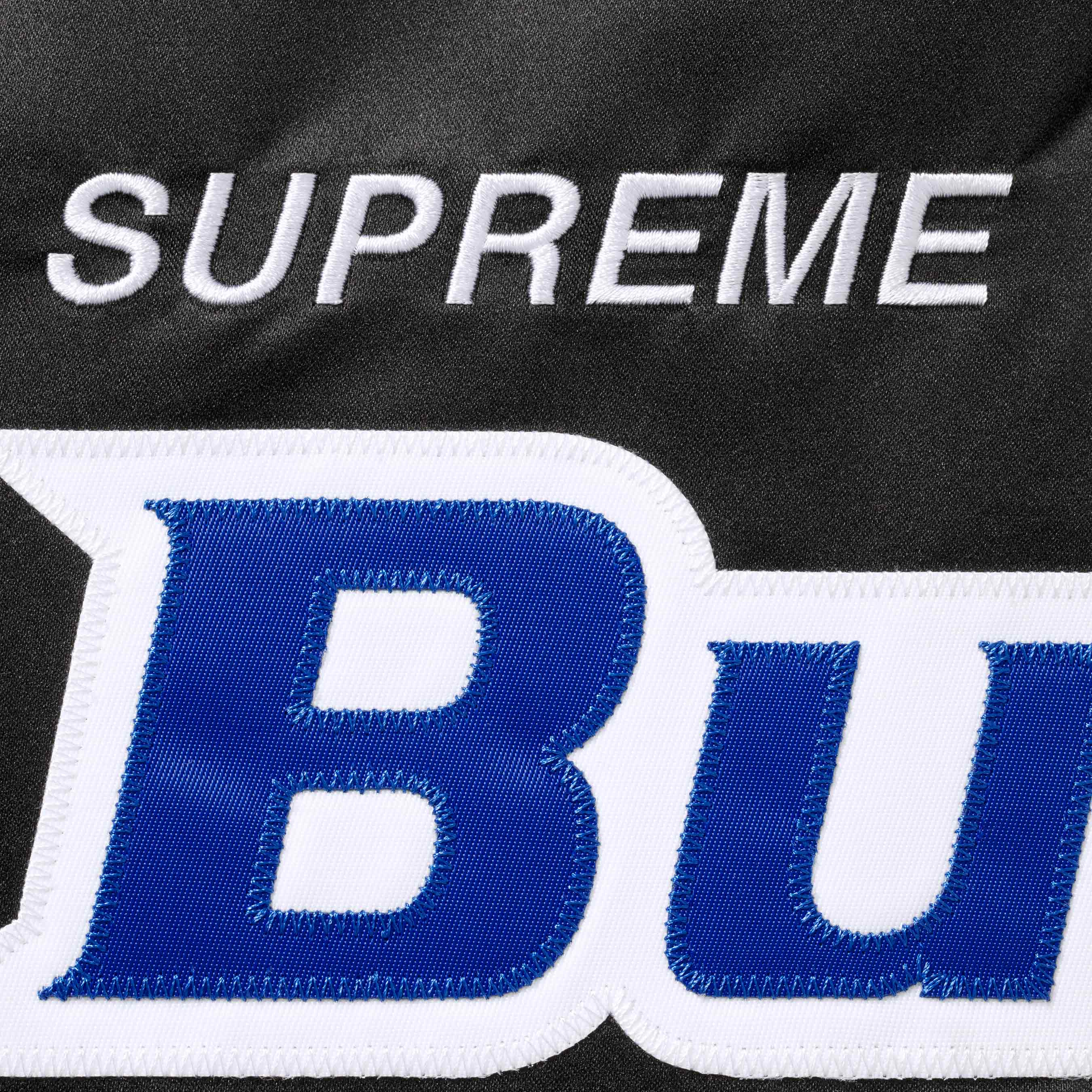 Supreme®/Mitchell & Ness® Teams Hooded Satin Varsity Jacket view 18